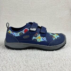 Keen Shoes Boys 6 Blue Speed Hound Non Marking Treaded Hook‎ Loop Bicycle Sports